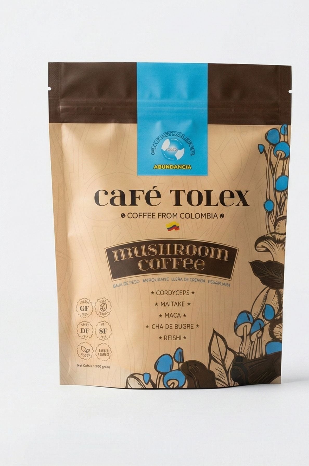 Café Tolex Mushroom Coffee – Café de Hongos desde Colombia
