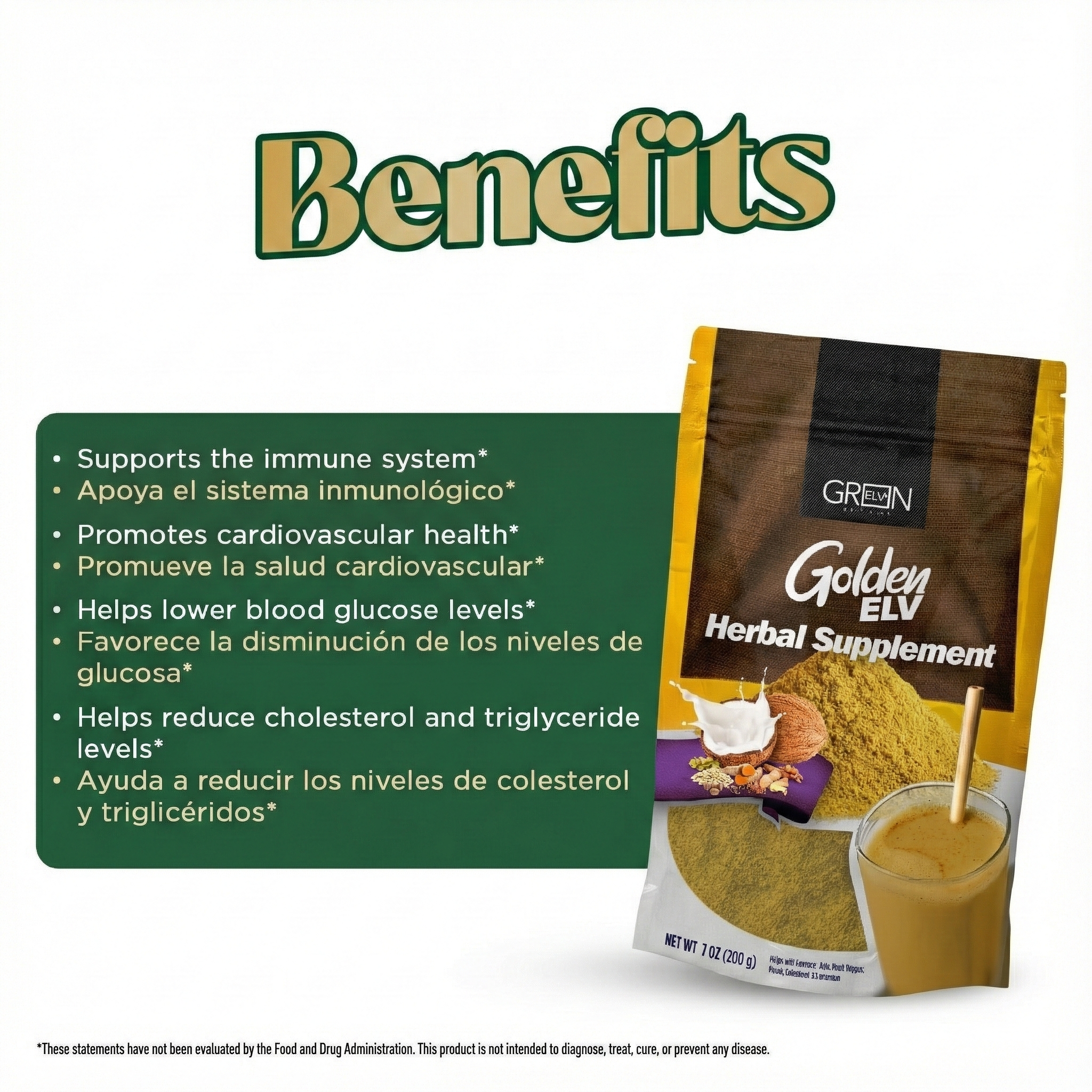 Golden ELV – Mezcla Tipo Golden Milk